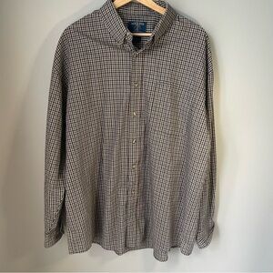 Vintage 1990’s Salmon River Traders Plaid Button Up men’s size XL‎